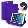 thumbnail image 1 of iPad 10.2 Case 2020/2019, iPad 8th/7th Gen Case, Dteck Embossed PU Leather Folio Flip Wallet Case Kickstand Auto Wake Sleep Cover with Pencil Holder for iPad 10.2 inch 2020/2019, Purple, 1 of 5