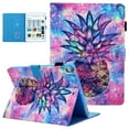 thumbnail image 1 of iPad 10.2 Case for iPad 8th 7th Gen 2020 2019, Allytech PU Leather Slim Fit Protection Smart Cover Auto Sleep Wake Pencil Holder Muilt Angle Stand Folio Flip Cover for Apple iPad 10.2",Pineapple, 1 of 6