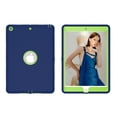 thumbnail image 1 of iPad 10.2 Case for Kids, Allytech Heavy Duty Protection 3 Layers Shockproof Impact Resisant Back Cover with Screen Protector Film Case for Apple iPad 10.2" 2019 Released, Darkblue/Olivine, 1 of 1