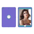 thumbnail image 1 of iPad 10.2 Case for Kids, Allytech Heavy Duty Protection 3 Layers Shockproof Impact Resisant Back Cover with Screen Protector Film Case for Apple iPad 10.2" 2019 Released, Purple/Blue, 1 of 1