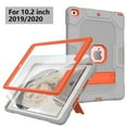 thumbnail image 1 of iPad 10.2 Case with Soft Screen Protector, iPad 8th Generation Case, iPad 7th Generation Case, Dteck Heavy Duty Hybrid Rugged Shockproof Case with Kickstand for iPad 10.2-inch 2020/2019, Gray, 1 of 6