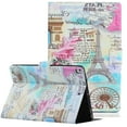 thumbnail image 1 of iPad 10.2" Case, iPad 7th Generation Cover, Allytech Ultra Slim Fit Lightweight Shockproof Smart Cover Auto Sleep Wake Multi Angle Stand Folio Flip Shell Case for Apple iPad 10.2",Eiffel Tower, 1 of 9