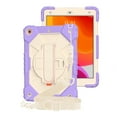 thumbnail image 1 of iPad 10.2 Shockproof Case, Dteck Heavy Duty Rugged 3 Layer Full Body Protection Case with Rotatable Hand Strap Kickstand / Shoulder Belt For 10.2" iPad 9th Gen/8th Gen/7th Gen,Light Purple, 1 of 5