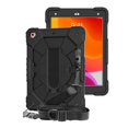 thumbnail image 1 of iPad 10.2 Shockproof Case, Dteck Heavy Duty Rugged 3 Layer Full Body Protection Case with Rotatable Hand Strap Kickstand / Shoulder Belt For 10.2" iPad 9th Gen/8th Gen/7th Gen,Black, 1 of 5