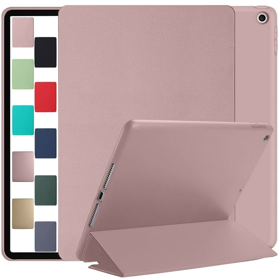 iPad 10.2 inch 9th 8th 7th Gen Case A2602 MK2K3LL/A MK2L3LL/A A2604 MK2N3LL/A MK2P3LL/A A2603 A2605 MK663LL/A MK6A3LL/A MK693LL/A A2270 MYLC2LL/A MYL92LL/A A2428 A2429 A2430 A2197 MW762LL/A - Pink