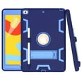 thumbnail image 1 of iPad 10.2 inch Case with Screen Protector, iPad 8th Generation 2020 Case, iPad 7th Generation 2019 Case, Dteck Full Body Rugged Shockproof Protective Case With Pencil Holder Kickstand Cover, Navy/Blue, 1 of 6