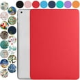 thumbnail image 1 of iPad 10.5 Air 3rd [ Pro 2017 Air 3 2019 ] 10.5 inch A2152 A2123 A2153 MV172LL/A MV162LL/A MV152LL/A MUUT2LL/A Slim Smart TPU Transparent Back Cover with Adjustable Stand Feature - Red, 1 of 6