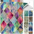 thumbnail image 1 of iPad 10.5 Inch Air 3rd Gen [ PRO 10.5 Air 3 ] 2017/2019 A1701 A2152 A2123 MUUL2LL/A MUUK2LL/A MUUJ2LL/A MQDX2LL/A MQDT2LL/A MQDW2LL/A Adjustable Stand Feature Printed Flip Case - Diamond Grid, 1 of 8