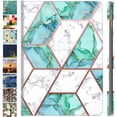 thumbnail image 1 of iPad Air 5th 4th 6th 11th [ Air 11 / 6 2024 / 5 2022 / 4 2020 ] MYFQ2LL/A MYFP2LL/A MYFN2LL/A MYFQ2LL/A UltraSlim Printed Smart PU Leather Flip Folio Book Cover - Marble Green, 1 of 6