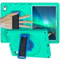 thumbnail image 1 of for iPad 10th Case, iPad 10th Gen 10.9" Kids Case with 360 Rotating Kickstand Hand Strap, Removable Shoulder Strap, Rugged Shockproof Heavy Duty Protection Case for iPad 10.9 inch 2022,Green, 1 of 11