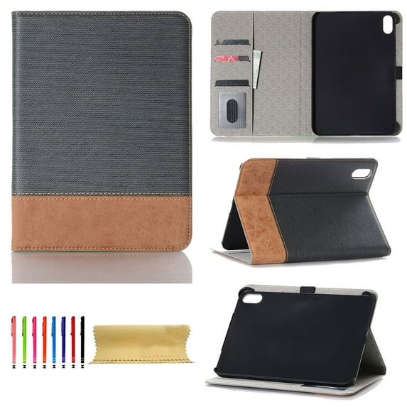 for iPad 10th Gen 10.9" 2022 with Card Slots & Cash Pocket Case, Premium PU Leather Business Folio Stand Cover - Multiple Viewing Angles Kickstand Tablet Cover for iPad 10th Generation, Gray