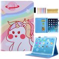 thumbnail image 1 of for iPad 10th Gen 10.9" 2022 Case, Lovely Pattern Soft Rubber Back Cover, Protective Leather Case, Adjustable Stand Magnetic Auto Wake/Sleep Smart Case for iPad 10th Gen 10.9" 2022,G-unicorn, 1 of 5