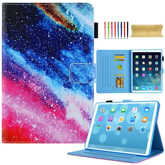 for iPad 10th Gen 10.9" 2022 Case, Lovely Pattern Soft Rubber Back Cover, Protective Leather Case, Adjustable Stand Magnetic Auto Wake/Sleep Smart Case for iPad 10th Gen 10.9" 2022,D-colorful