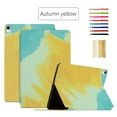 thumbnail image 1 of for iPad (A16) 11th Gen 2025 Case, Pattern Marble Multi-Angle View with Adjustable Stand Auto Wake/Sleep Function Full Body Protective Flip Folio Case for iPad 10th Gen 10.9" 2022, Autumn Yellow, 1 of 6