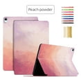 thumbnail image 1 of for iPad 10th Gen 10.9" 2022 Case, Smart Painted Card Slot Cover with Pencil Holder, Multi-Angle Viewing Stand, Pocket Design, Folio Leather Case for iPad 10th Gen 10.9" 2022, Peach Powder, 1 of 6