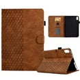 thumbnail image 1 of for iPad (A16) 11th Gen 2025 / iPad 10th Gen 2022 Folio Case, Premium PU Leather Auto Wake / Sleep Stand with Pen Slot and Card Slots Magnetic Lightweight Case Cover, Brown, 1 of 6