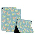 thumbnail image 1 of for iPad 10th Generation 10.9" 2022 Case, Cute Patterned Slim Multi-Angle Viewing Folio Magnetic Stand Wallet Card Slot Auto Sleep Wake Smart Women Ladies for iPad 10th Gen 2022, Green Butterfly, 1 of 10