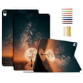 thumbnail image 1 of for iPad 10th Generation 10.9 Inch 2022 Case, Pattern Marble Premium PU Leather Folio Case & Multiple Viewing Angles Stand Auto Sleep/Wake Case Cover for iPad 10th Gen 10.9" 2022, #1 Bright Sky, 1 of 7
