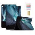 thumbnail image 1 of for iPad 10th Generation 10.9 Inch 2022 Case, Pattern Marble Premium PU Leather Folio Case & Multiple Viewing Angles Stand Auto Sleep/Wake Case Cover for iPad 10th Gen 10.9" 2022, #2 Aurora, 1 of 7