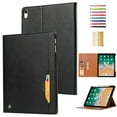 thumbnail image 1 of iPad 10th Generation Case 10.9" 2022 with Built-in Apple Pencil Holder Auto Sleep/Wake Function PU Leather Smart Cover for iPad 10th Generation(10.9") , Black, 1 of 5