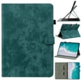 thumbnail image 1 of iPad 10th Generation Case 10.9 Inch 2022, Magnetic Premium Leather Retro Folio Stand Smart Cover with Pencil Holder - Auto Wake/Sleep and Multiple Viewing Angles, Darkgreen, 1 of 6