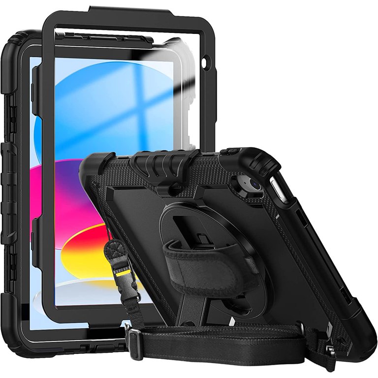 iPad 10th Generation Case 10.9 Inch with Screen Protector Pen Holder, iPad  10 Case A2757/A2777