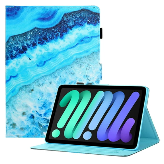 iPad 10th Generation Case 10.9 Inch, TECH CIRCLE Multi-Angle Viewing Slim Fit Folio Stand Case Full Body Protective Cover with Auto Sleep Wake Smart Cover for 10.9” iPad 10th Gen 2022,Blue Marble