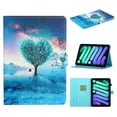 thumbnail image 1 of iPad 10th Generation Case 10.9 Inch,TECH CIRCLE Multi-Angle Viewing Slim Fit Folio Stand Case Full Body Protective Cover with Auto Sleep Wake Smart Cover for 10.9” iPad 10th Gen 2022 Release,Love Tree, 1 of 7