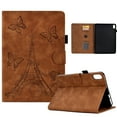 thumbnail image 1 of iPad 10th Generation Case 10.9 Inch, TECH CIRCLE Multi-Angle Viewing Slim Fit Folio Stand Case Full Body Protective Cover with Auto Sleep Wake Smart Cover for 10.9” iPad 10th Gen 2022, Brown, 1 of 7
