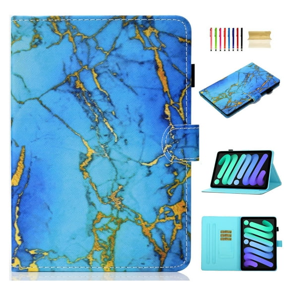 iPad 10th Generation Case 10.9 Inch,TECH CIRCLE Multi-Angle Viewing Slim Fit Folio Stand Case Full Body Protective Cover with Auto Sleep Wake Smart Cover for 10.9” iPad 10th Gen 2022 Release,Marble