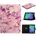 thumbnail image 1 of iPad 10th Generation Case 10.9 inch 2022, Marble Patterned Slim Multi-Angle Viewing Folio Magnetic Stand Wallet Card Slot with Auto Sleep Wake Smart for Apple iPad 10th Gen 10.9 inch 2022, Pink Flower, 1 of 7