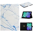thumbnail image 1 of iPad 10th Generation Case 10.9 inch 2022, Marble Patterned Slim Multi-Angle Viewing Folio Magnetic Stand Wallet Card Slot with Auto Sleep Wake Smart for Apple iPad 10th Gen 10.9 inch 2022,White Marble, 1 of 7
