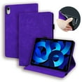 thumbnail image 1 of iPad 10th Generation Case 10.9 inch 2022, TECH CIRCLE 3D Embossed Mandala PU Leather Flip Folio Stand Wallet Cover with Pencil Holder Card Pockets for Apple iPad 10th Generation 10.9 Inch,Purple, 1 of 5