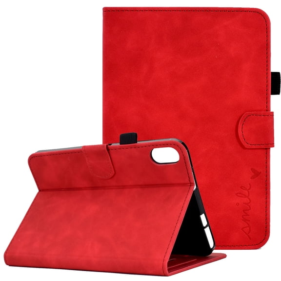 iPad 10th Generation Case 2022 iPad 10.9 Inch Case,TECH CIRCLE Premium Leather Folio Multiple Viewing Angles Stand Cover with Auto Wake/Sleep Protective Smart Cover for 10.9" iPad 10th Gen 2022,Red