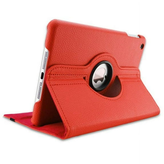 iPad 10th Generation Case (2022) Rotating Folio Case - Slim 360 Degree Rotating Protective Kick Stand Cover with Auto Sleep/Wake for iPad 10th Gen, A2696 A2757 A2777 -Red