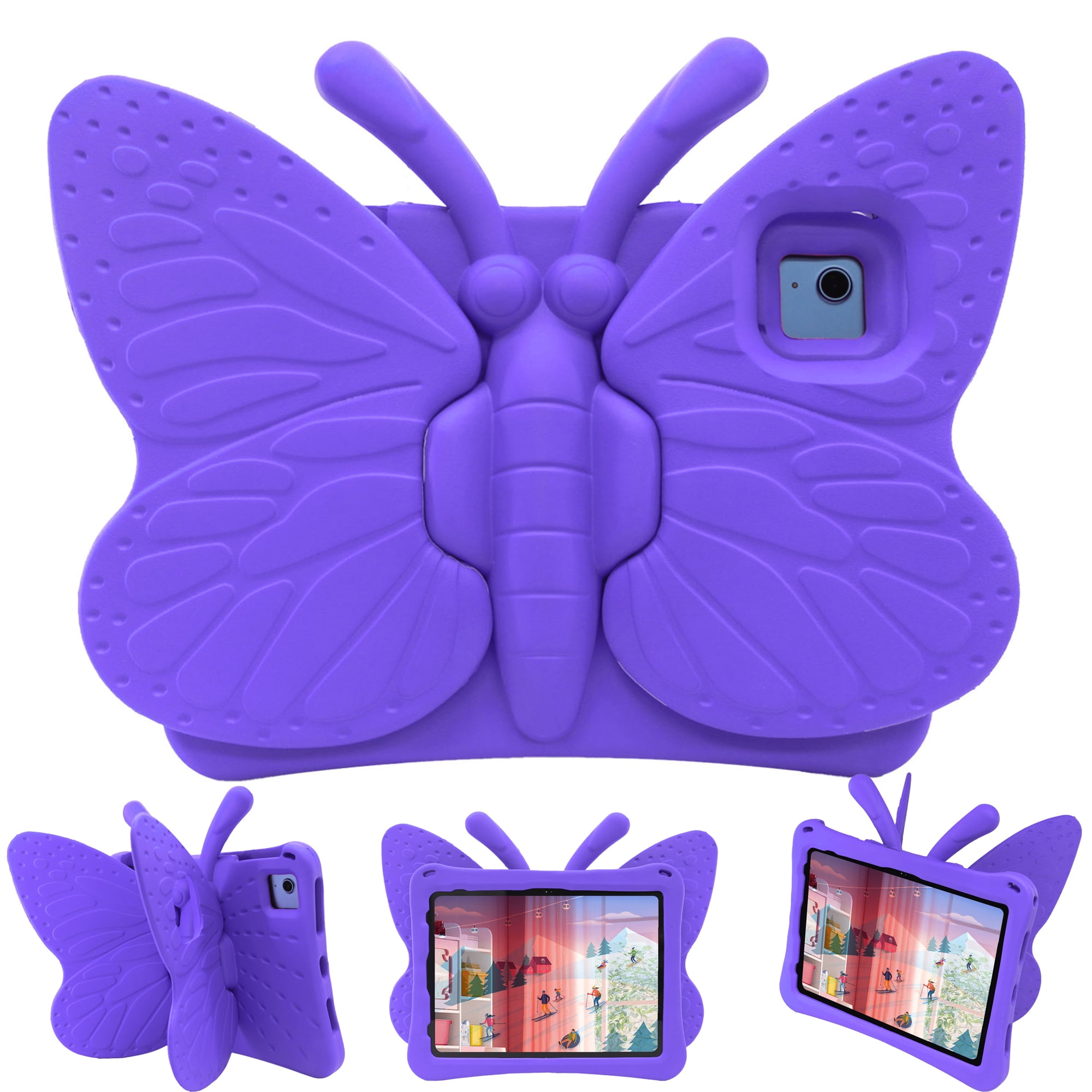 iPad 10th Generation Case for Kids, iPad 10th Gen 10.9 2022 Butterfly