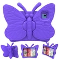 thumbnail image 1 of iPad 10th Generation Case for Kids, iPad 10th Gen 10.9 2022 Butterfly Case with Kickstand Light EVA Full Body Drop Protective Rugged Shockproof Child Proof iPad 10th Gen Kids Case,Purple, 1 of 6