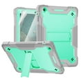 thumbnail image 1 of iPad 2 3 4 Case with Screen Protector Film, Dteck Heavy 3 IN 1 Rugged Shockproof Case Kickstand Protective Cover for 9.7" iPad 4 / iPad 3 / iPad 2, Green, 1 of 8