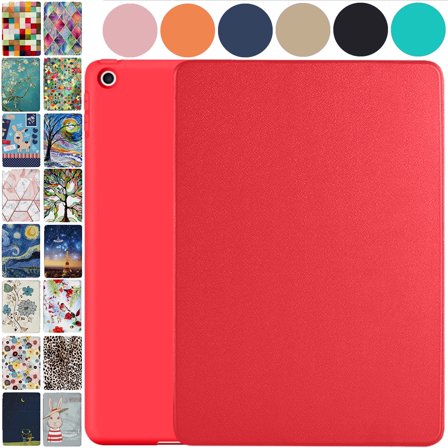 iPad 2016 Pro 9.7 inch Cover A1673 MLMP2LL/A MM172LL/A MLMN2LL/A MLMQ2LL/A A1674 A1675 MLMW2LL/A MLMX2LL/A MM192LL/A MLMV2LL/A MLN02LL/A MLMY2LL/A MLN12LL/A MM1A2LL/A MLPX2LL/A MLPW2LL/A - Red