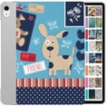 thumbnail image 1 of iPad 2018 PRO 12.9 Inch 3 Gen [ 3rd Generation ] A1876 A2014 A1895 A1983 MTEL2LL/A MTEM2LL/A MTFN2LL/A Printed Slim Hard Shell Protective Stand Cover - Puppy Friend, 1 of 8