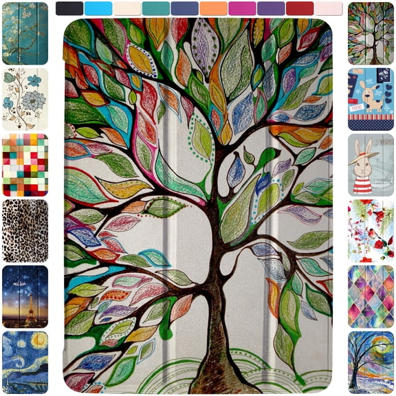 iPad 2nd 2011 3rd 4th Gen 2012- 9.7 Inch [iPad 4 iPad 3 iPad 2 Old Model ] A1458 A1416 A1395 MC705LL/A MD328LL/A MD333LL/A MD510LL/A Ultra Smart Auto Sleep / Wake Printed PC Cover - Olivia Tree