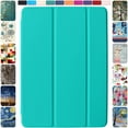 thumbnail image 1 of iPad 2nd 2011 3rd 4th Gen 2012-9.7 Inch [iPad 4 iPad 3 iPad 2 Old Model ] A1458 A1416 A1395 MC705LL/A MD328LL/A MD333LL/A MD510LL/A Ultra Slim Smart Auto Sleep/Wake PC Cover - Green, 1 of 5