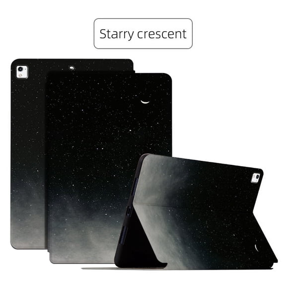 iPad 5th/6th Generation Case, iPad Air 1/2 Case, iPad Pro 9.7 inch Case,Slim Lightweight PU Leather iPad 9.7 Inch Case with Smart Auto Sleep/Wake Feature Flip Stand Cover for iPad 9.7 iStarry Crescent