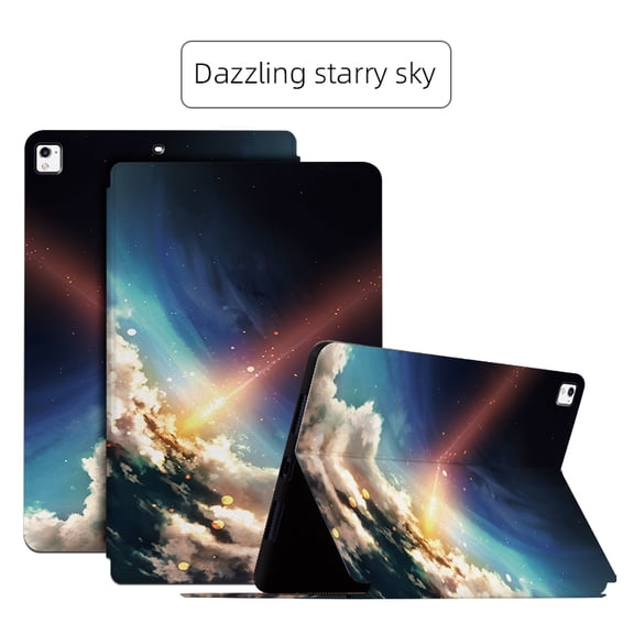 iPad 5th/6th Generation Case, iPad Air 1/2 Case, iPad Pro 9.7 inch Case,Slim Lightweight PU Leather iPad 9.7 Inch Case with Smart Auto Sleep/Wake Feature Flip Stand Cover for iPad 9.7 inchDazzling Sky