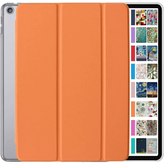 iPad 5th Gen 9.7" 2017 Case With Stand Feature A1822 A1823 MP2F2LL/A MP2G2LL/A MPGT2LL/A MPGW2LL/A MP2H2LL/A MP2J2LL/A MP242LL/A MP252LL/A MPGA2LL/A MPGC2LL/A MP2D2LL/A MP2E2LL/A Orange