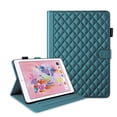 thumbnail image 1 of for iPad 5th Gen 9.7" 2017/iPad 6th Gen 9.7" 2018 Folio Flip Case, Elegant Ultra Slim PU Leather Case with Smart Wake Sleep Kickstand Function Pencil Holder and Card Slots, Darkgreen, 1 of 8