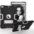 thumbnail image 1 of iPad 5th Gen Case,iPad 6th Gen Case, Dteck Heavy Duty Rugged Shockproof Stand Kids Case Protective Cover For Apple iPad 5th Gen 2017/iPad 6th Gen 2018, Black+Gray, 1 of 6