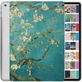 thumbnail image 1 of iPad 6 5 Gen Air 2 1 9.7 [iPad Air 1st 2nd 5th 6th Generation] A1893 A1954 A1822 A1566 A1823 Printed Lightweight Shock Absorbant Flexible TPU Protective Clear Case - Blossom, 1 of 6