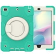 thumbnail image 1 of iPad 6th/5th Generation 9.7 Case, Protective Case with Pencil Holder, [Crossbody Strap], Full-Body Silicone+PC Rotatable Kickstand & Hand Strap for iPad 5th/6th Gen/Air 2/ Pro 9.7,Mint, 1 of 11