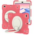 thumbnail image 1 of iPad 6th/5th Generation Case, iPad 9.7 Case for Kids, [Shockproof] Drop Proof Case with Pencil Holder, Armor Rugged Crossbody Strap, Rotatable Kickstand & Hand Strap,Red, 1 of 11